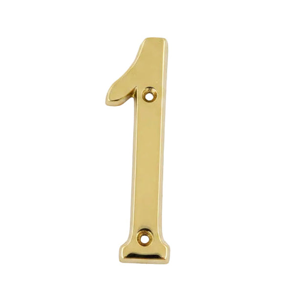 Solid Brass Number 1 reference image