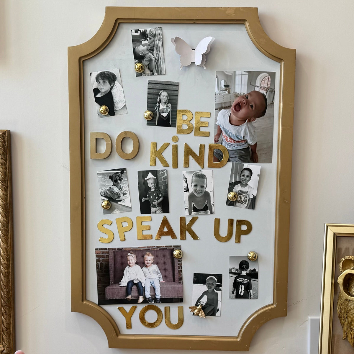 Magnetic Alphabet Set styled in Teresa’s home