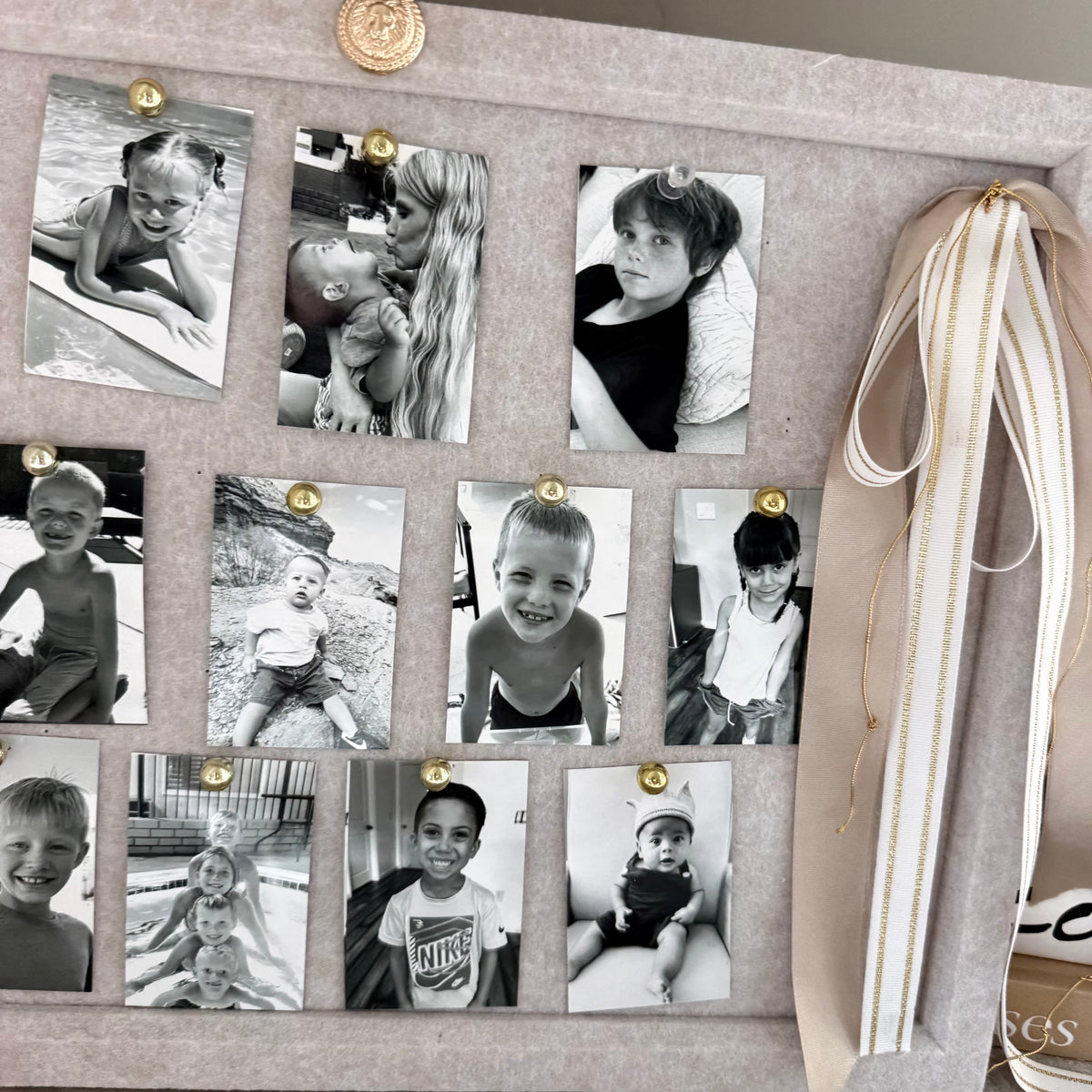 The Sphere Pin Set Set of 10 styled in Teresa’s home