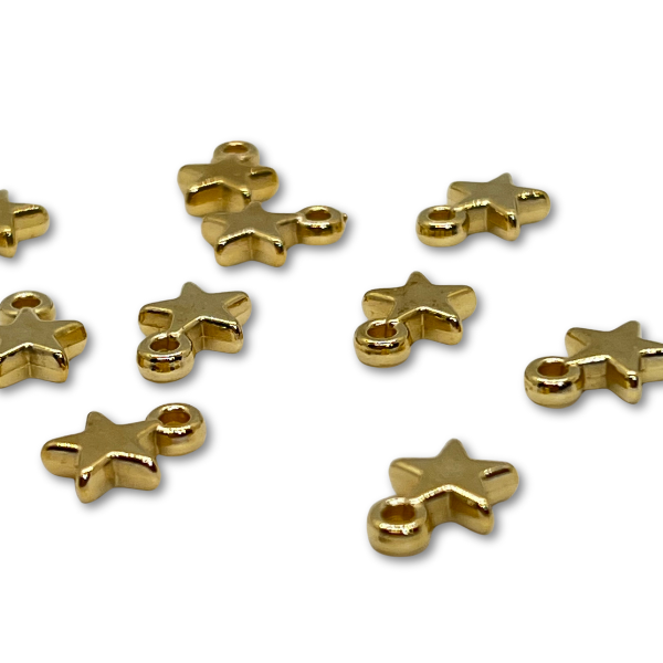 Small Gold Star Charms