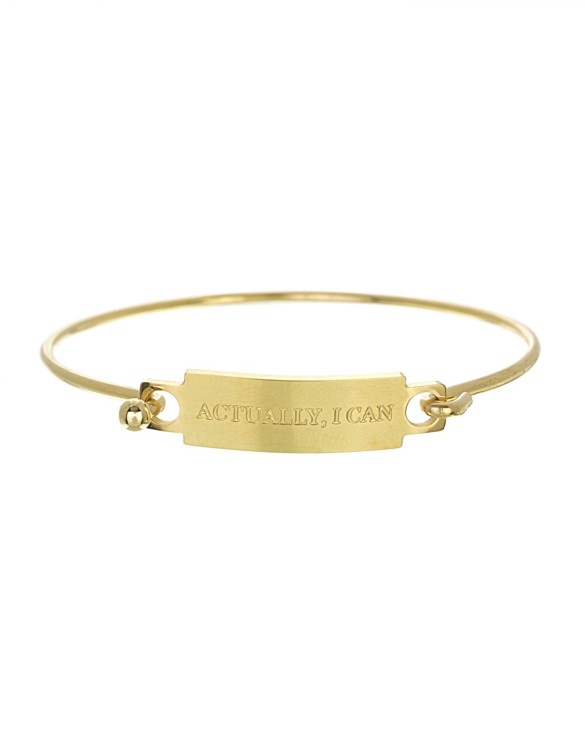 Actually, I Can Bangle Bracelet | Gold - Teresa Collins Studio