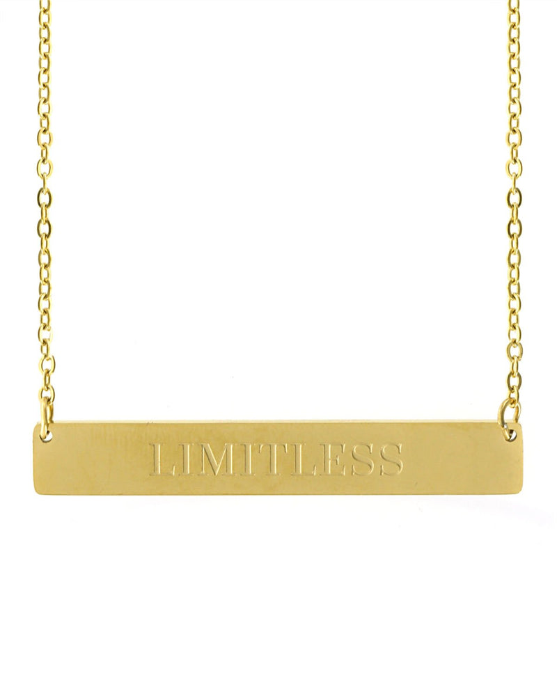 Limitless Bar Necklace | Gold - Teresa Collins Studio