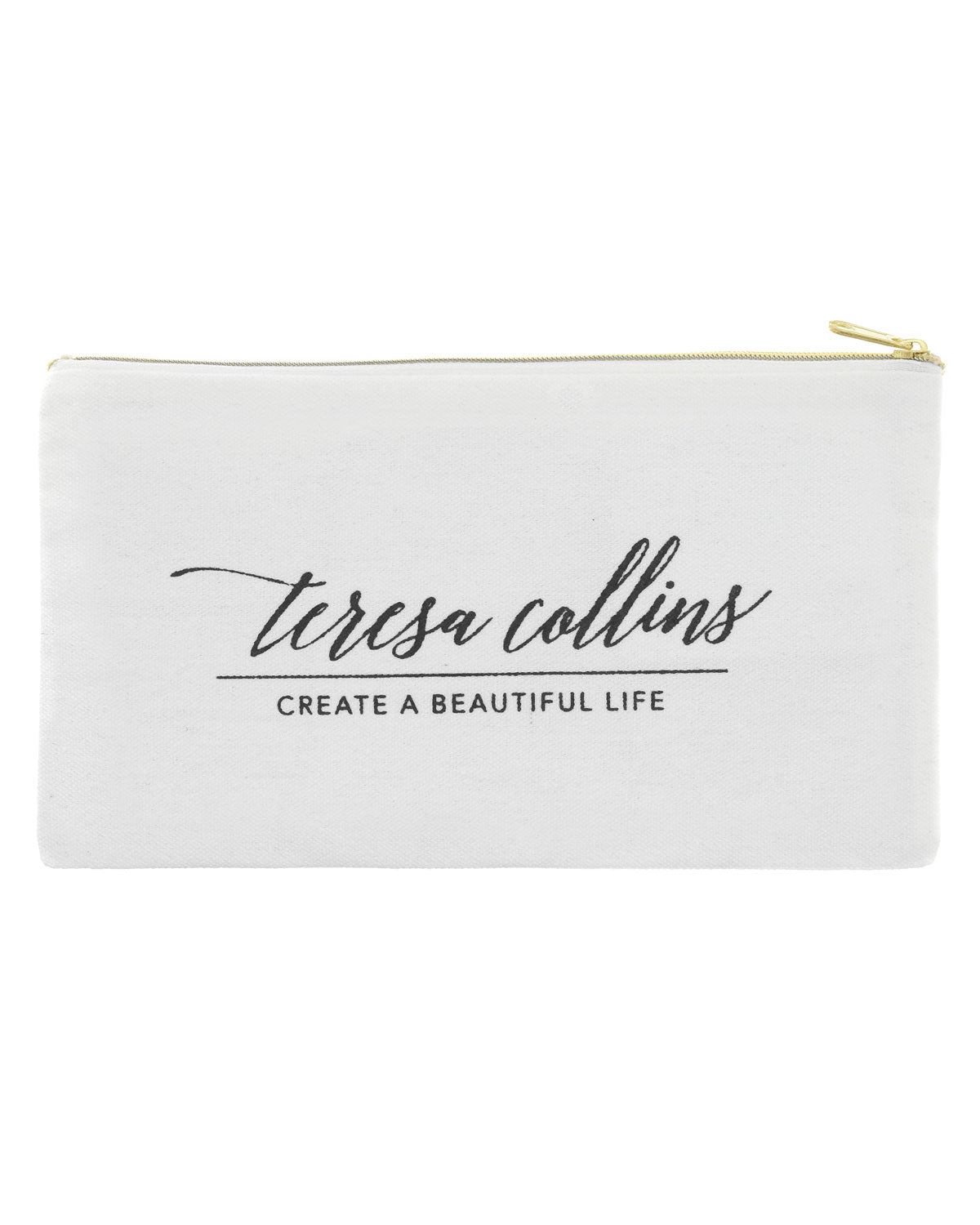 Good Stuff White Cloth Pouch