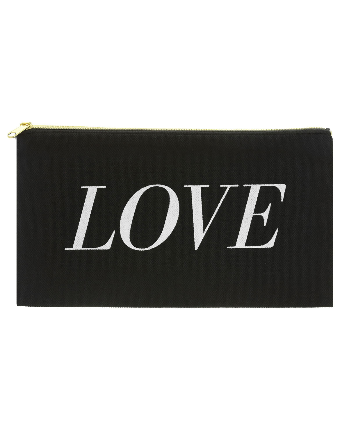 Love Black Cloth Pouch